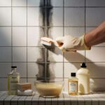 Geniale Vier-Zutaten-Mischung macht schwarze Fugen in 15 Minuten sauber