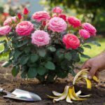 Genialer Küchen-Trick: Mit Bananenschalen blühen Rosen fast ohne Pause